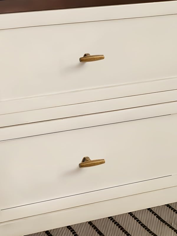JIASENBAO 5 Pack Antique Brass Cabinet Knobs by JIASENBAO - Used condition - Image 5