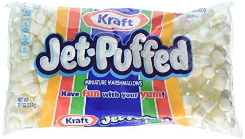 Kraft Jet Puffed Mini Marshmallows, 10 Ounce Bag (Pack of 2)