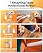 oneisall Dog Grooming Vacuum, 13000Pa Powerful 3L Dust Cup Pet Vacuum with Clipper Nail Grinder & Shedding Brush, 7 in 1 Dog Grooming Kits, Quiet, Large Capacity 3 Suction Levels, BM3