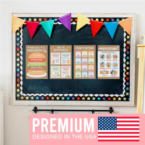 Parts of Speech Posters for Classroom Must Haves, 12 Grammar Posters by Hadley Designs - Image 7