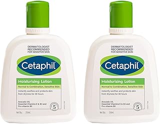 Cetaphil Moisturizing Lotion For Sensitive Or Dry Skin - 250 Ml Each (Pack Of 2) Price In India