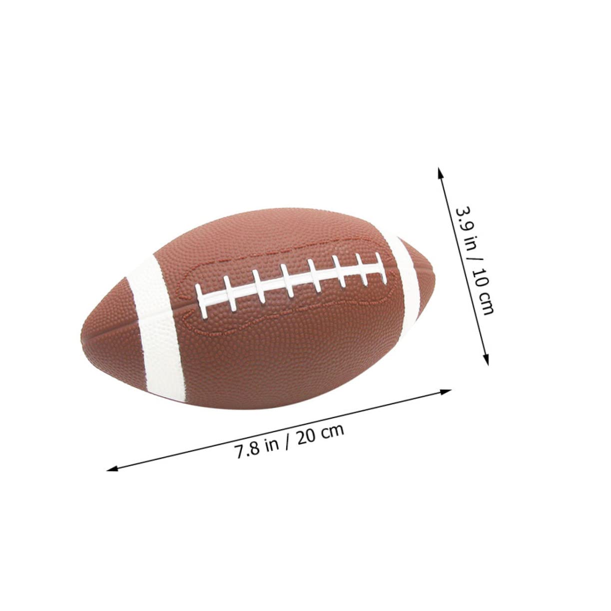 Abaodam Standard Rugby Durable Inflatable Ball for Training Outdoor Play and Team Games for Ages and Up Promotes Active Fun and Skill Development