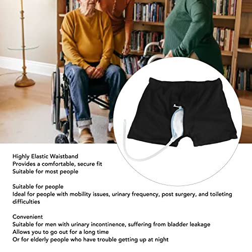 Saco de Mictório Masculino Vestível, Conveniente e Fácil Limpeza 500 Ml Cós Elástico Saco de Silicon