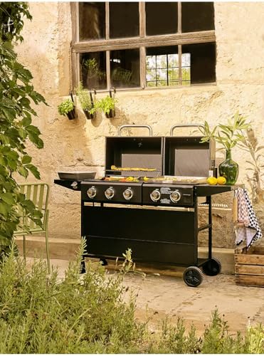 Expert Combo 5-Burner Propane Gas Grill & Griddle