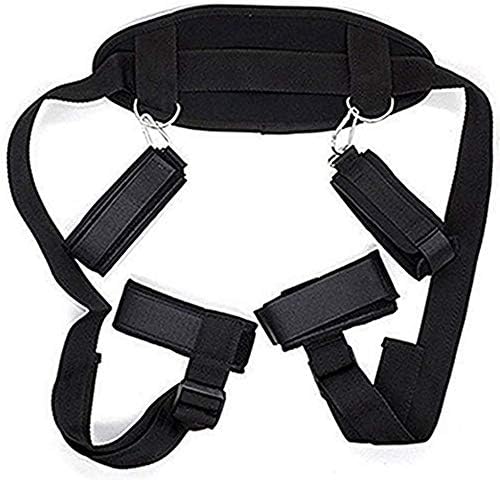 Bed kit for Wrist and Thigh Soft and Comfortable Black Nylon Support Sling for Women Couples with Neck Cushion