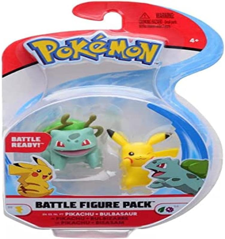 Pokemon - Battle Figures - Bulbasaur vs Pikachu (PKW0132)
