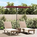 Esta sombrilla de jardín con la parte superior plana es perfecta para crear un poco de sombra y protegerte de los nocivos rayos UV del sol.
