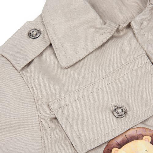 Macacão Safari Infantil Confortável e Estiloso Roupinha de Aventura para Meninos Estampada (BR, Idad