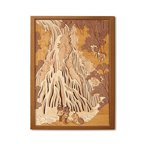 Kinowa Ukiyoe Art Kit Kiharie Kirifuri Waterfall At Mt. Kurokami In Shimotsuke Made In Japan #TOP3