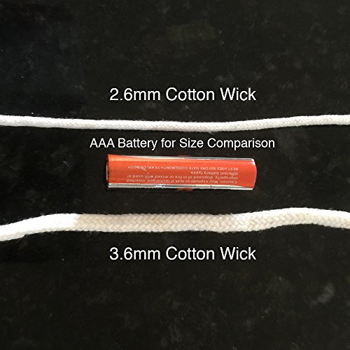 Firefly Brand - 5 Feet Of 3.6Mm Braided Eco Cotton Replacement Wick For Oil Lamps And Candles. #TOP3