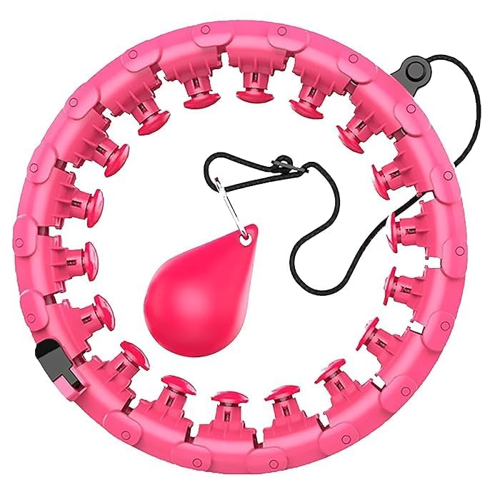 Weighted Hula Hoop for Adults Weight Loss Infinity Hoop Plus Size 24 Detachable Knots 2 in 1 Abdomen Fitness Massage Smart Hula Hoops Fit Suitable for Women Exercise and Beginners-2024-multicolor Weighted Hula Hoop for Adults Weight Loss Infinity Hoop Plus Size 24 Detachable Knots 2 in 1 Abdomen Fitness Massage Smart Hula Hoops Fit Suitable for Women Exercise and Beginners-2024-multicolor