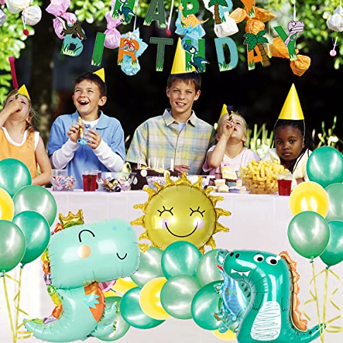 Dinosaur Birthday Party Decorations&Balloons Arch Garland Kit,Dinosaurs Balloons,Happy Birthday Balloons, For Dino Themed Kid's Party,Shower,Celebratio #TOP3
