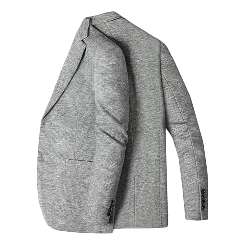 Blazer décontracté pour homme à coupe ajustée et 2 boutons - 3