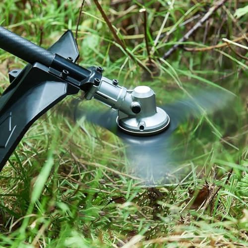 WEERSHUN String Trimmer Replacement Head - 2 Pack Weed Trimmer Head 6 inch Steel Wire Grass Brush Cutter Trimmer Head Mower Wire Grass Trimming Head Small Mowers for Cordless String Trimmer