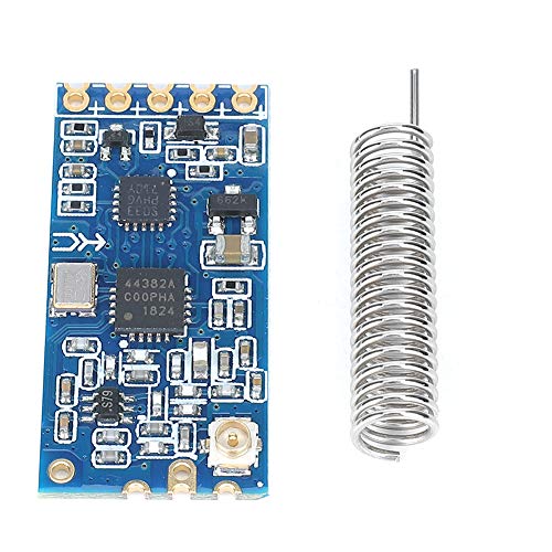 Module Aramox HC-12, module de port série sans fil SI4463 1000 m avec antenne en forme de ressort 433,4 à 473,0 MHz