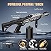 KOACKL Powerful Propane Torch, Blow Torch with Adjustable Flame, Flamethrower Kitchen Torch Burner Gas Welding Kits for Grill, BBQ, Searing Steak, Camping & Charcoal Torch Lighter(Tank Not Included)