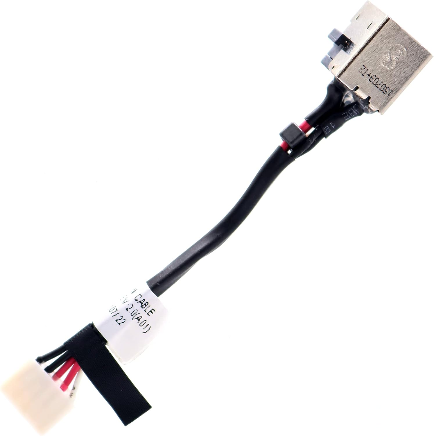 Generic Black PVC Laptop Replacement Part: DC Power Jack Cable for Dell Latitude E5570 5570 5550 5540 Precision 3510 P48F