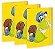 RNKVERLAG 46330-3 - Postmappe Schneckenpost 240 x 330 mm, 3 Stück, DIN A4, mit Gummizugverschluss