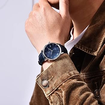 Pagani Design 1759 Heren-polshorloge, automatische polshorloge, mode-kleding, zelfopwindend, lederen band, 100 m, waterdicht, casual stijl, zwart, armband Pagani Design 1759 Heren-polshorloge, automatische polshorloge, mode-kleding, zelfopwindend, lederen band, 100 m, waterdicht, casual stijl, zwart, armband