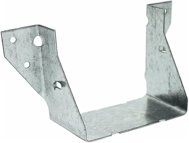 Simpson Strong-Tie LUS44 Light Face-Mount Joist Hanger - 3-9/16 in. (W) x 3 in. (H) x 2 in. (B), Fits 4x4 Joists, 18 Gauge Zinc Galvanized Steel, Hurricane Rafter Ties