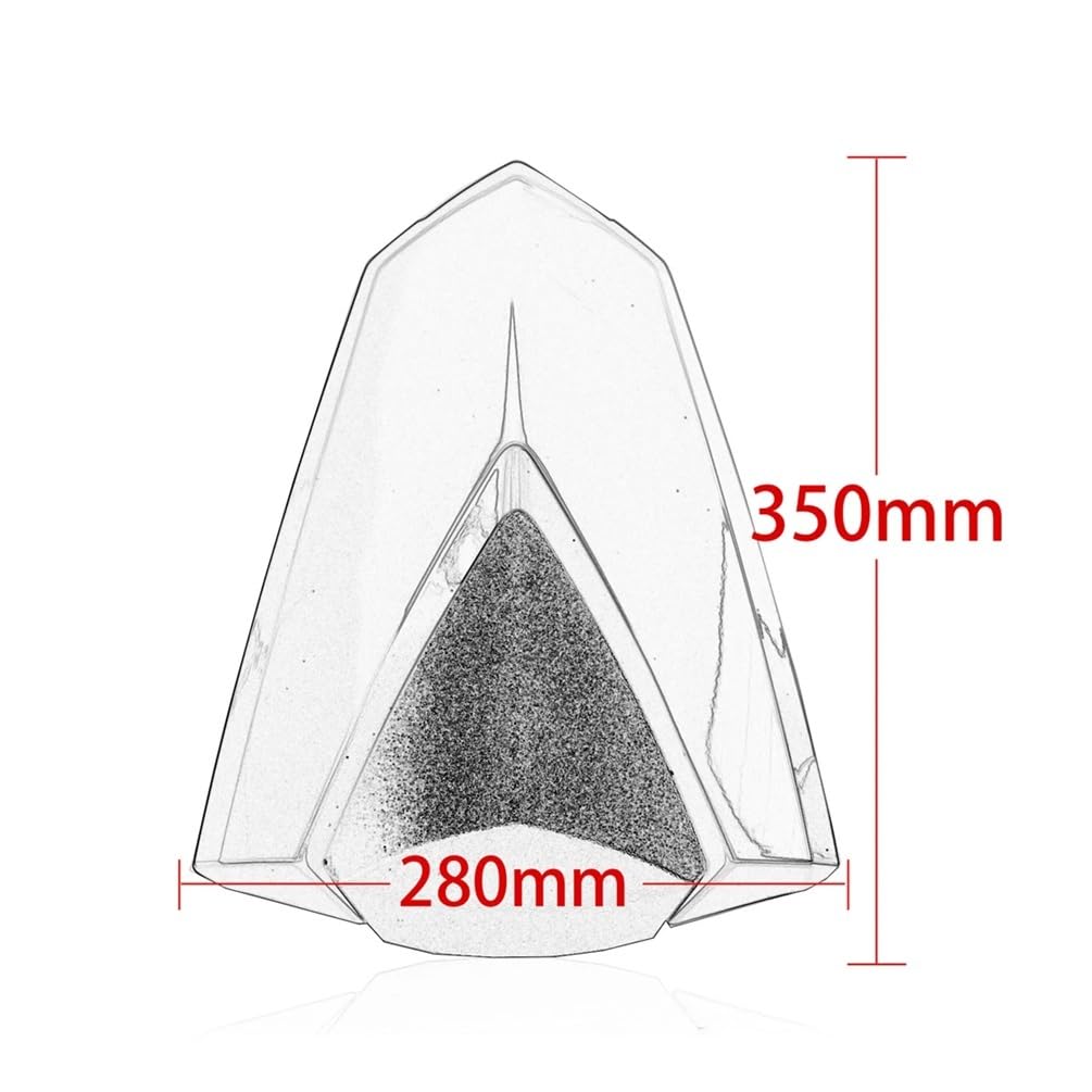 Moto Parabrisas Deflector Aire Cubierta del Asiento Trasero, Carenado Individual para Pasajero, para R 3 R 25 MT 03 MT 03 MT 25 2015-2022 2021 2020 2019, Accesorios De Motor