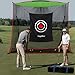 Gagalileo Golf Target Cloth: 5x4FT Protective Net Portable Easy Setup with Ropes Indoor Outdoor Practice All Golfers Training Accuracy for Backyard Garage