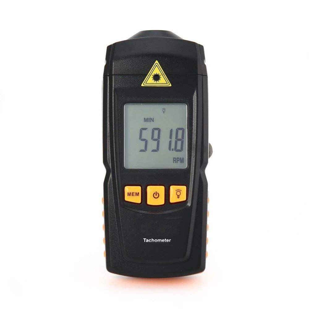 Digital LCD Tachometer Non-Contact RPM Tach Test Meter Motor Speed ...