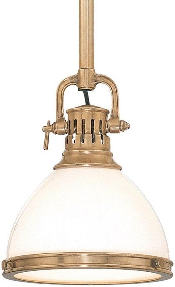 Hudson Valley Lighting Randolph - One Light Pendant - 13 Inches Wide by 57.5 Inches High-Aged Brass Finish