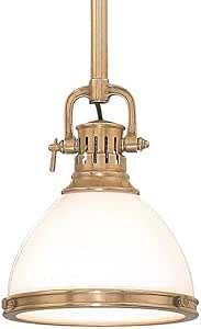 Hudson Valley Lighting Randolph - One Light Pendant - 13 Inches Wide by 57.5 Inches High-Aged Brass Finish
