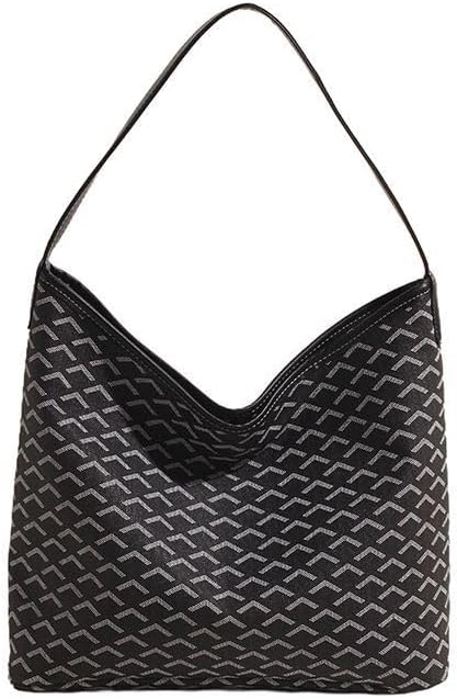 Stylish Women's Tote Bag with Geometric Pattern, Trendy Large Shoulder Bag Purse for Women