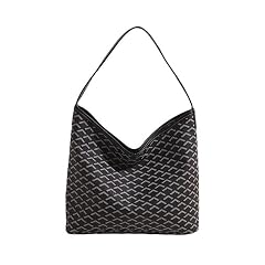 Stylish Womens Tote Bag with Geometric Pattern Trendy Large Shoulder Bag Purse for Women