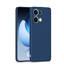 Pikkme Back Cover for Oppo Reno 13 5G | Camera Protection | Shockproof Soft Matte Silicon Back Case (Blue) gallery image