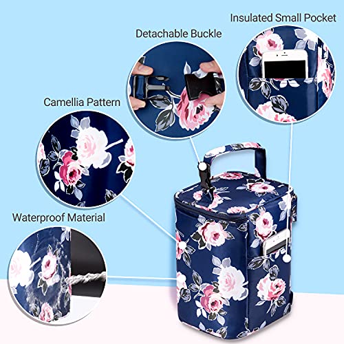 Momcozy Insulated Breastmilk Cooler And Baby Bottle Bag, Fit Up To 6 Bottles Like Dr. Brown, 4 Large 8 Oz. Bottles Like Comotomo, Philips, Nuk, Lansinoh, Etc #TOP4