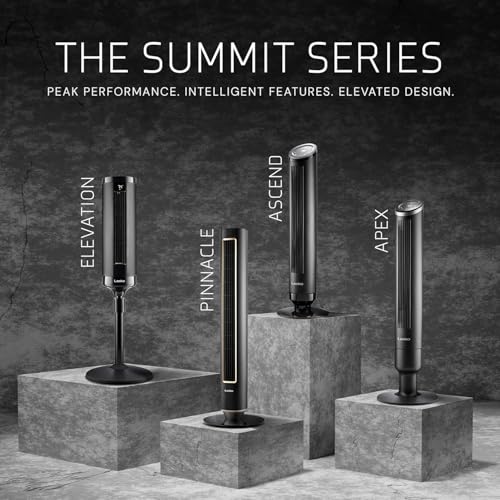 LASKO Elevation Adjustable Tower Fan 42”-54”, Pedestal Fan, 31 ft/s Airflow, Quiet 28 dB, 90° Oscillation, 12h Timer, Remote, Black, EST100 by Lasko - Image 9