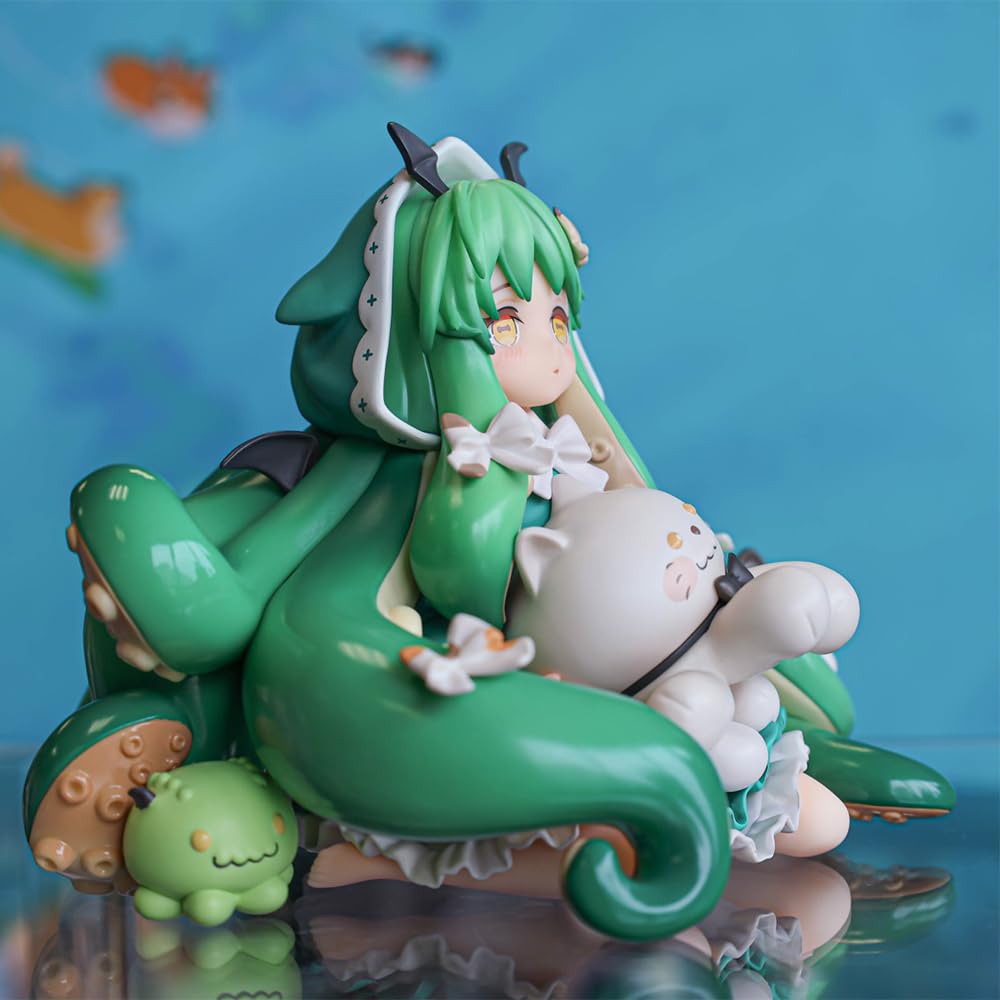 Figura de chica de pijama de anime, modelo de pintura original, figura de acción, 10 cm, estatua de PVC, adorno de decoración de escritorio