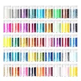 45 Couleur Paillettes extra fines, Paillettes Loisirs Creatifs,idéal pour le...