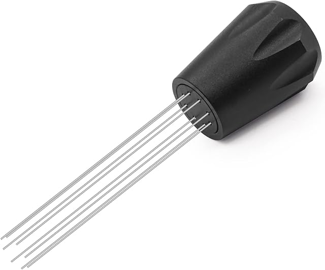 WDT Tool Coffee Distributor Upgraded No Sharp Needles 304 Stainless Steel Mini Whisk for Espresso Stirring Distribution-Patent Pending
