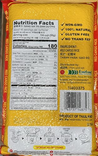 Asian Best Premium Red Rice 5 Pounds