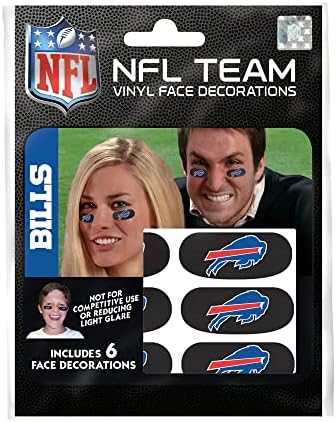 NFL Buffalo Bills Eye Black Stickers