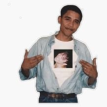 Obama X Joji Sticker Vinyl Waterproof Sticker Decal Car Laptop Wall Window Bumper Sticker 5"