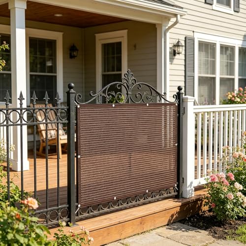 Protección contra el viento para terraza con kit de fijación rápido incluido 2