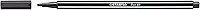STABILO Pen 68 Caneta Hidrográfica Premium – STABILO Pen 68 – Pacote com 1 unidade – Preto
