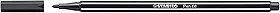 STABILO Pen 68 Caneta Hidrográfica Premium – STABILO Pen 68 – Pacote com 1 unidade – Preto
