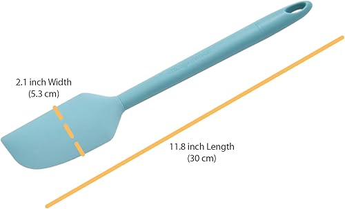 Miniatura 8 de Chicago Metallic Espátula, ideal para raspar alimentos de ollas y cuencos, o esparcir glaseado y masa, seguro de usar en todos los utensilios de