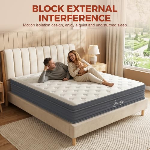Looallyy 14 Inch Queen Mattress, Quiet Comfort for All Position Sleepers by Looallyy - Used condition - Image 8