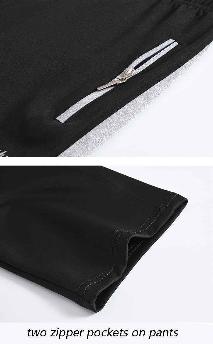 YSENTO Men's Tracksuits Outfits Set 2 Piece Jogging Suits Warm Up Sweatsuits Sweat Track Suits Sets - Image 6