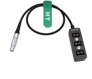 Ronin 2 6-Pin D-tap Power Splitter Triple Hub for DJI Camera Monitor Focus Motor 50cm