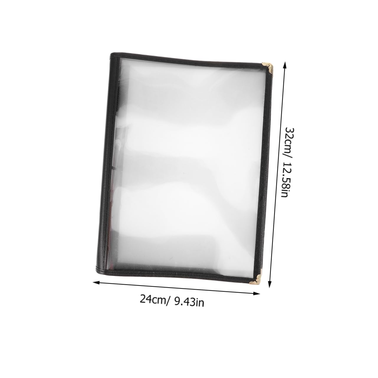 VALICLUD Menu Holder for Restaurants Page Clear Menu Cover Elegant Design for Cafes and Bars