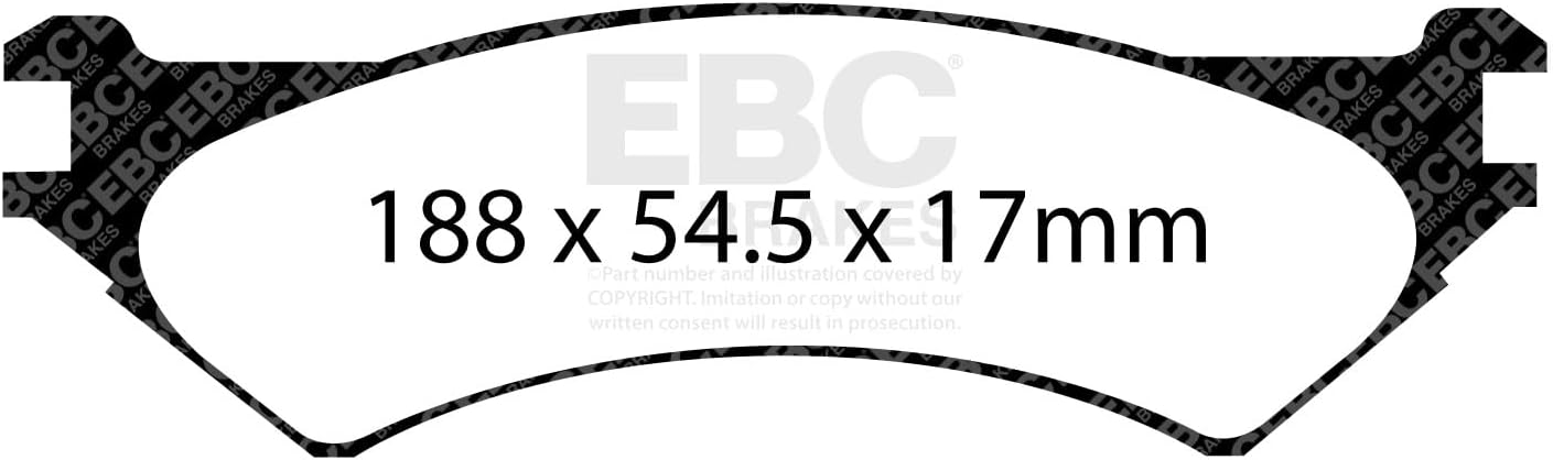 EBC Brakes DP61787 6000 Series Greenstuff Truck and SUV Brake Pad
