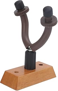 Suporte para violão gancho de nogueira preta de madeira dura em casa suporte de suporte de parede para guitarra acústica baixo Ukulele (GG-2)